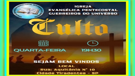 Quarta-feira - Culto Livre
